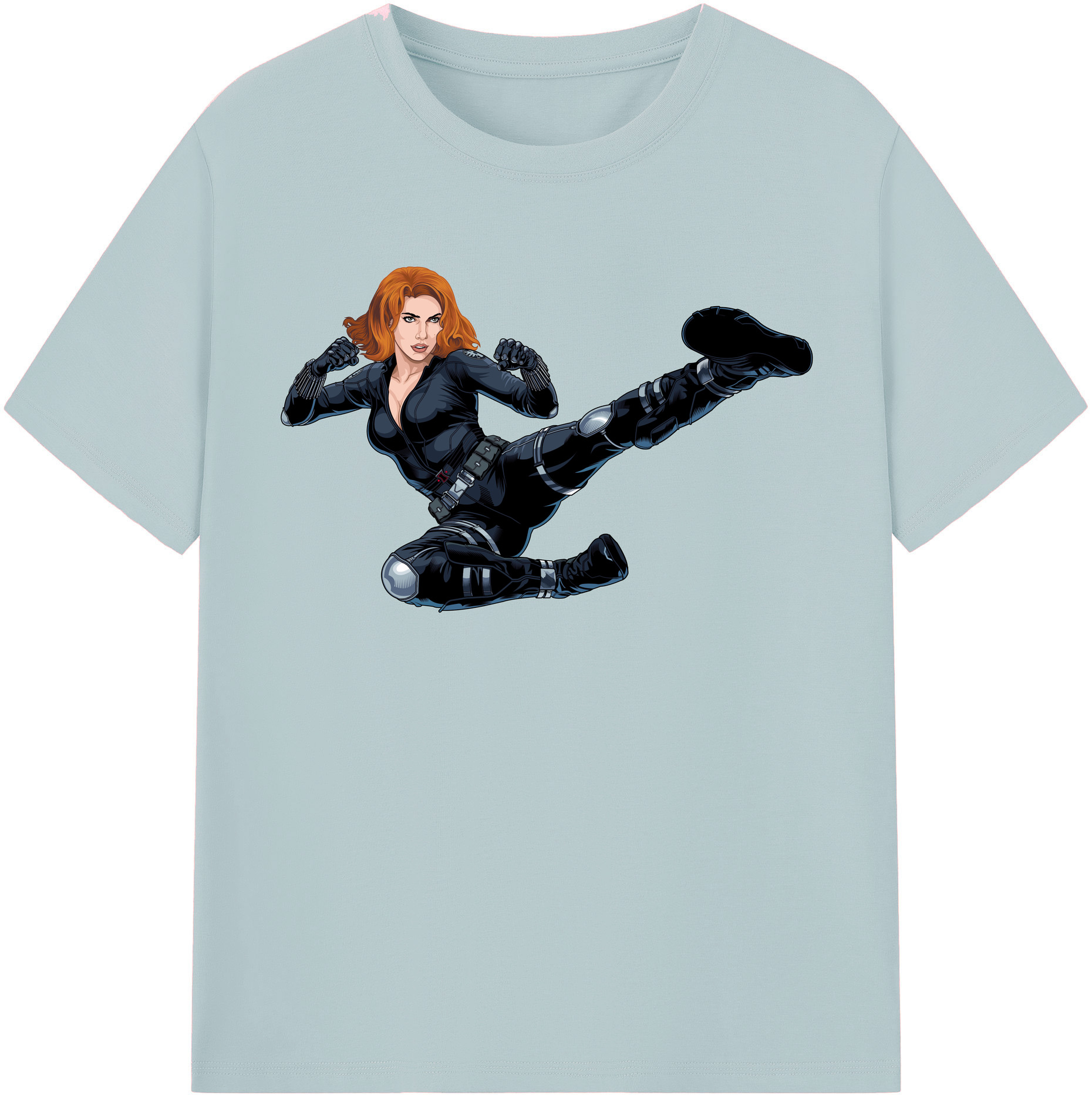 （画像用） アベンジャーズ The Avengers 綿100％半袖Tシャツ（フロントプリント）